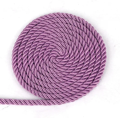 Miniatura 27 de BEL AVENIR Cuerda trenzada de 0.236 in y 16 yardas, cuerda decorativa de nailon hecha a mano para costura, manualidades, tapicería, decoración