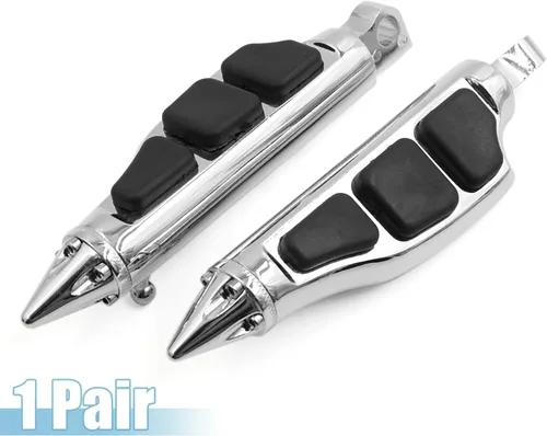 Miniatura 6 de F FIERCE CYCLE 1 par 25,4mm de reposapiés traseros de aluminio para motocicleta, juego de reposapiés, reposapiés, soporte de reposapiés, bicicleta