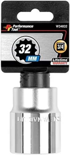 Miniatura 33 de Performance Tool W34855 - Llave de vaso estándar de 12 cantos de 3/4" 55mm