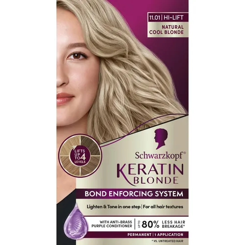 Miniatura 16 de Schwarzkopf con queratina color para el cabello Medium Blonde