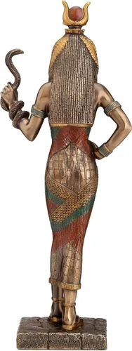 Miniatura 4 de Veronese Design Diosa egipcia Hathor sosteniendo una estatua de cobra