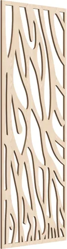 Miniatura 149 de 9 3/8"W x 24 3/8"H x 1/4"T Bristol Decorativos Paneles de Pared de Madera Calado, Cereza