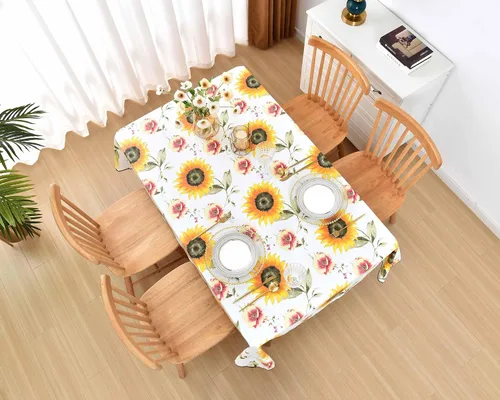Miniatura 5 de Artisan Flair AF4760-60122 - Mantel de vinilo floral impermeable