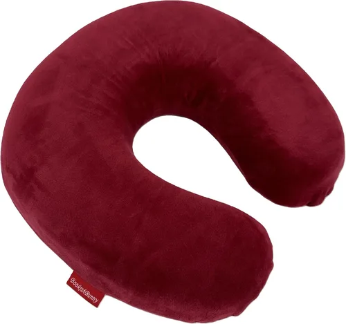 Miniatura 9 de Almohada de viaje en forma de U de espuma viscoelástica Soporte para el cuello Cojín de reposacabezas (negro)