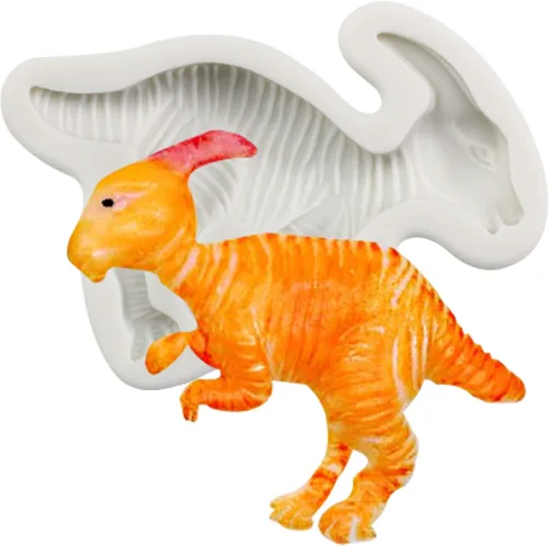 Miniatura 10 de Funshowcase Molde de silicona para fondant de dinosaurio Carcharodontosaurus 2.6inch