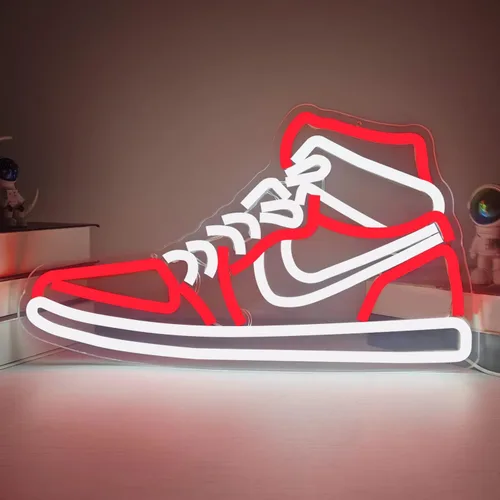 Miniatura 9 de Letrero de neón para zapatos deportivos, letreros de neón para pared, regulables, luces LED de neón para dormitorio, fiesta de cueva, barra de neón