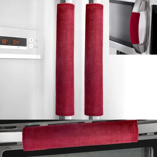 Miniatura 20 de OUGAR8 Fundas para Manijas de Puerta de Refrigerador, Mantén Tu Electrodoméstico de Cocina Limpio de Manchas, Huellas Dactilares, Goteos y Manchas