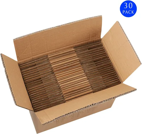 Miniatura 5 de Cajas de cartón corrugado marrones de 11x8x2, paquete de 30, cajas de envío para pequeñas empresas, cajas de correo, cajas de embalaje para correo