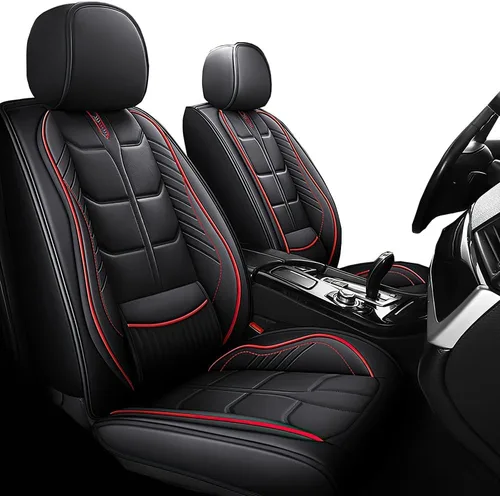 Miniatura 8 de URINOVET Funda de asiento de automóvil para Mercedes-Benz GLS 450 2017-2023, funda de asiento delantero y trasero de 5 plazas, fundas de asiento