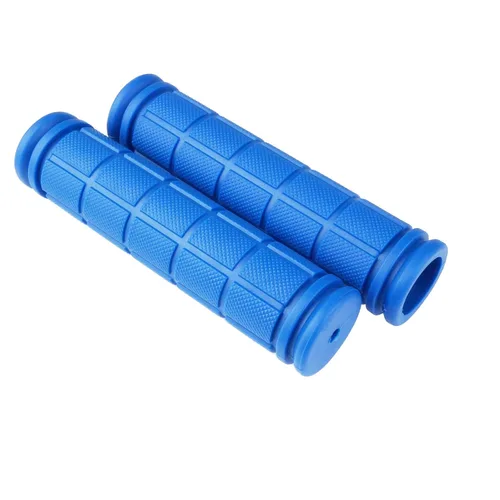 Miniatura 6 de Paquete de 2 manillares de bicicleta para scooter y empuñaduras de barra de mango de bicicleta, 2 tipos (azul)