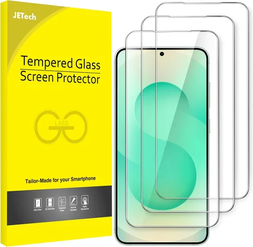 Miniatura 20 de JETech Protector de pantalla compatible con Samsung Galaxy S20 FE de 6.5 pulgadas, película de vidrio templado, paquete de 3