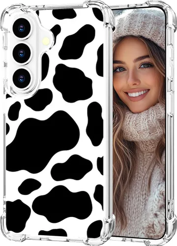 Miniatura 140 de Hungo Funda compatible con Samsung Galaxy S23 con diseño floral y bonito diseño transparente, femenino para mujeres y niñas, con hermoso clavel