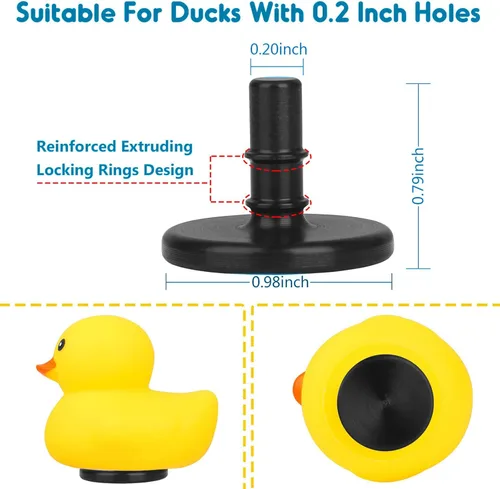 Miniatura 7 de 40 tapones de pato, soporte de pato de goma, soporte de pato de goma para tablero de automóvil y pantalla fija, regalo para los amantes