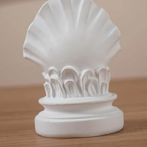 Miniatura 7 de Estatua de Venus blanca para decoración del hogar, escultura de afrodita de 7.6 pulgadas "Nacimiento de Venus", figura de resina hecha a mano