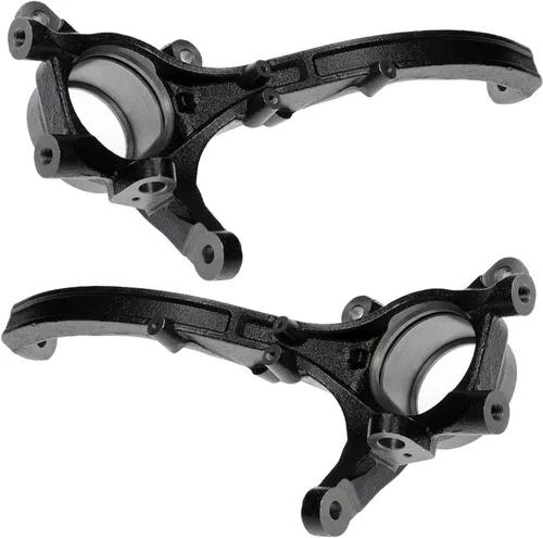 Miniatura 100 de Detroit Axle - Nudos de dirección delanteros de 2.5L de 2 piezas para Toyota 12-17 Camry, 2 nudos de dirección y conjunto de rodamiento de rueda
