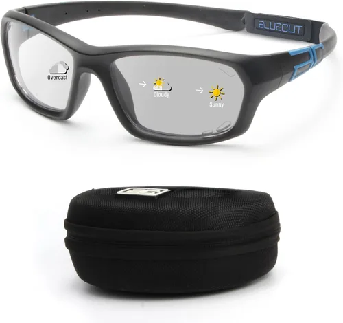Miniatura 10 de BLUE CUT Gafas de protección deportiva, lentes fotocromáticas, gafas de seguridad para baloncesto, pickleball para deportes de interior y exterior