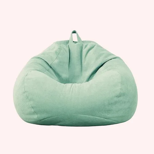 Miniatura 11 de Koolouispoper Funda para sofá grande y pequeña sin relleno, de tela de lino, puf, puff para sala de estar, dormitorio, tatami