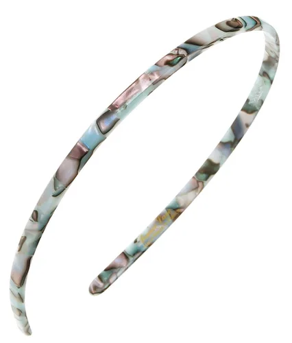 Miniatura 15 de Diadema marrón para mujer, France Luxe de 1/4 de pulgada, ultracómoda, delgada, África, ajuste flexible con dientes suaves antideslizantes, sujeción