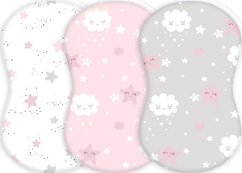 Miniatura 24 de Sábanas de moisés para Papablic, CoZee, Cowiewie, Ezebaby, Nawahev cuna y cama de noche para bebé de TansyPanda, 3 piezas, 33x20, ultra suaves