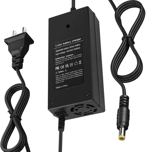 Cargador de scooter eléctrico de 42 V 2 A para Hiboy S2 Pro/Lite, S2, KS4, KS4 Pro, NEX, NEX3, NEX5, Max, Max3, Max V2 Kidzone parachoques coche,