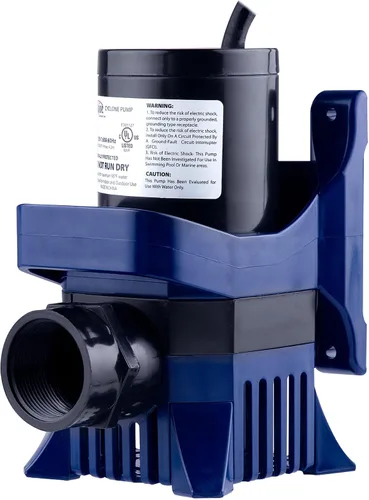 Miniatura 12 de Alpine Corporation PAL3100 Bomba de agua sumergible de 3100 GPH con cable de 33 pies, motor silencioso de 276 W, elevación de 21.5 pies, flujo