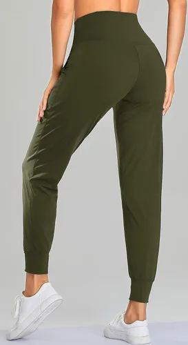 Miniatura 79 de Oalka - Pantalones deportivos para mujer, con cintura alta y bolsillos, para hacer deporte, yoga y entrenar