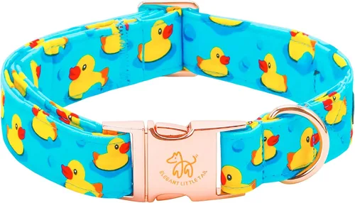Miniatura 51 de Elegant Little Tail - Collar para perro de otoño, collar floral naranja duradero para perros medianos, ajustable para mascotas macho o hembra
