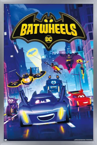 Miniatura 8 de DC Comics - Póster de pared con diseño de ruedas para TV, 34 pulgadas de largo x 22.4 pulgadas de ancho, versión premium sin marco