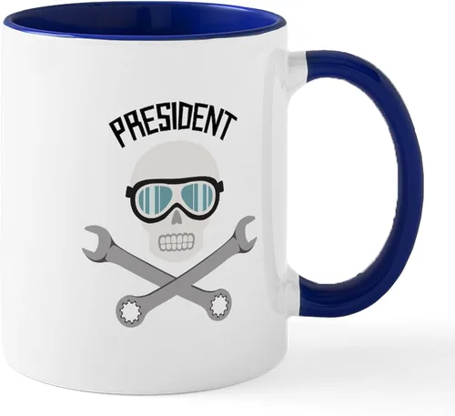 Miniatura 32 de CafePress MR. PRESIDENT - Taza de café de cerámica (11.0 fl oz)