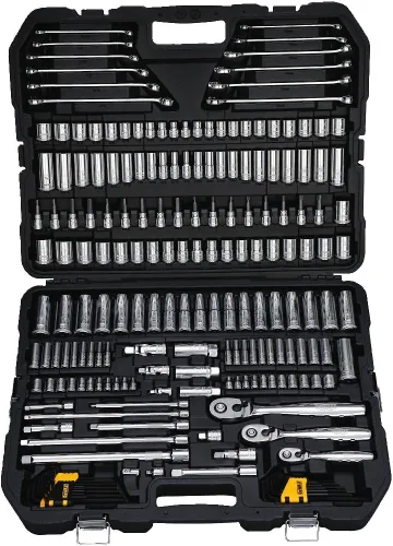 Miniatura 2 de DEWALT Juego de herramientas mecánicas, taladro/controlador y destornillador de impacto (DCK240C2)