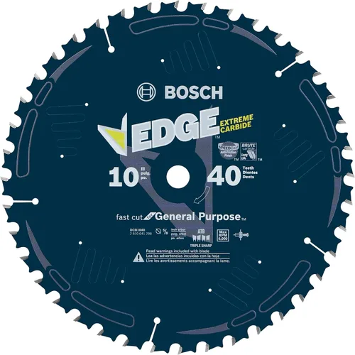 Miniatura 15 de BOSCH DCB760 - Hoja de sierra circular de 7-1/4 pulgadas con borde de 60 dientes para acabado extrafino