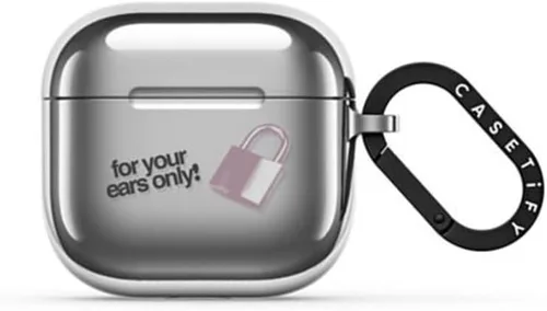 Miniatura 13 de CASETiFY Funda Mirror Airpods Pro (2.ª generación) con anillo, color negro Kingsnake