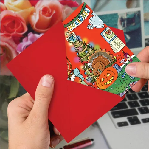 Miniatura 6 de NobleWorks - Caja de 12 divertidas tarjetas de felicitación de Navidad con sobres, vacaciones de humor para hombres y mujeres