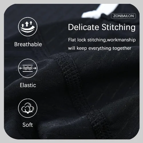 Miniatura 4 de ZONBAILON Ropa interior para hombre, bolsa elástica, sexy, de tiro bajo, con aumento de abultamiento