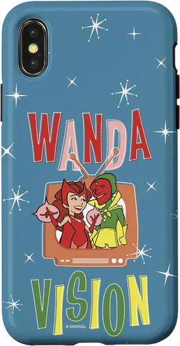 Miniatura 5 de Marvel WandaVision Wanda & Vision Retro TV Artwork - Carcasa para iPhone 17