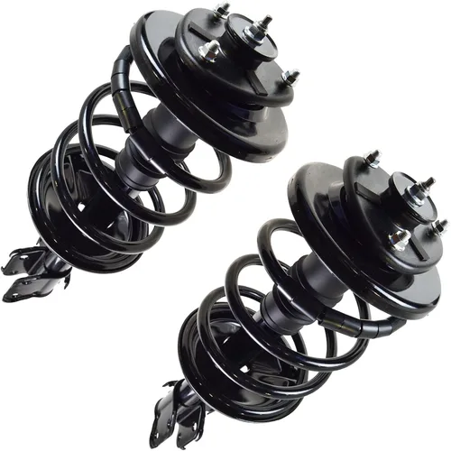 Miniatura 304 de TRQ Conjunto de Amortiguador y Resorte Delantero Cargado con Resorte Helicoidal Pre-ensamblado Compatible con Jeep Cherokee Limited AWD 14-22 Sin