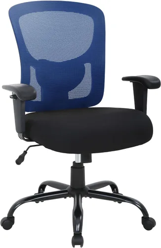 Miniatura 10 de Big and Tall Office Desk Chair Heavy Duty Ergonomic Mesh Desk Chair, Swivel Executive Computer Chairs for Home Office, Adjustable Lumbar Support &
