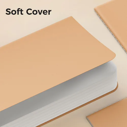 Miniatura 4 de 20 paquetes de cuadernos en blanco pequeños de bolsillo a granel con papel grueso sin rayar, 60 páginas, 14 x 9 cm, tamaño A6, fácil de llevar