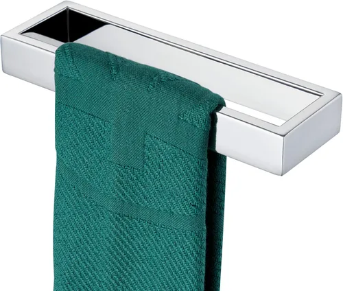 Miniatura 13 de KOKOSIRI Anillos de toalla cepillados de oro para toallas de mano Barras de toalla de 9 pulgadas para cocina Organizador de toallas de acero Oro