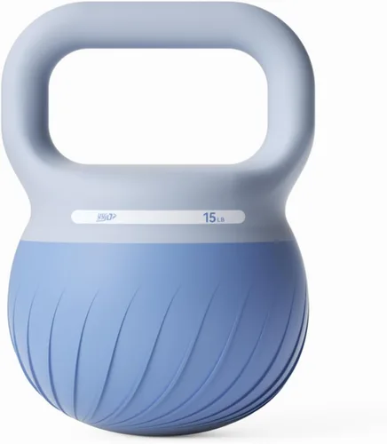 YYJO Pesa rusa suave - Base de resistencia sacudida antideslizante, mango de agarre ancho 5/10/15 LBS Pesos de fuerza y seguridad para entrenamiento