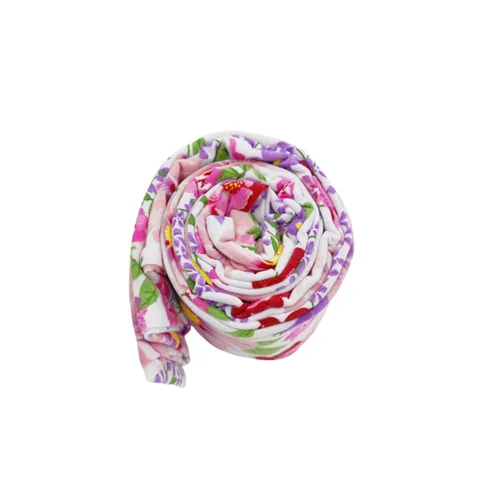 Miniatura 5 de Toldo para asiento de coche para bebé, extra suave y elástico, funda de lactancia floral púrpura y rosa