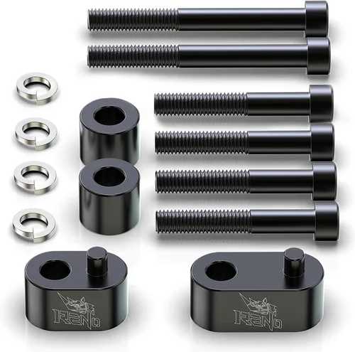 RENO Kit de Extensión de Tablero del Conductor de 3/4'', Espaciador de Extensión Compatible con Touring FLHR C XS SE5 6 / FLHT C P CU CUL
