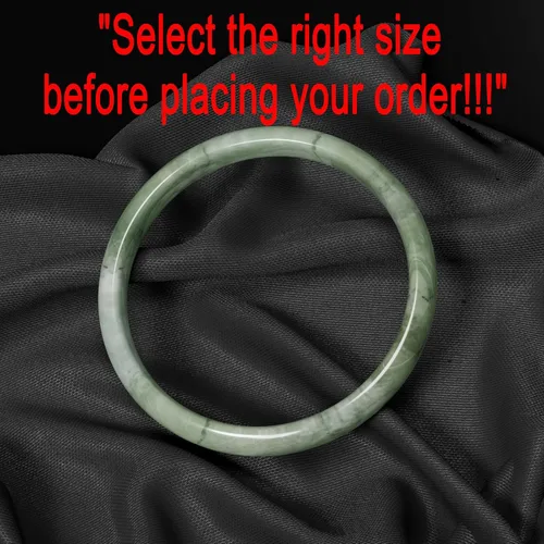 Miniatura 2 de NAHARO Pulsera de jade natural para mujer, estilo chino retro, de jade verde natural, con caja de regalo