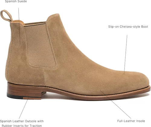 Miniatura 2 de TAFT Jude - Botas Chelsea de cuero en relieve floral para hombre