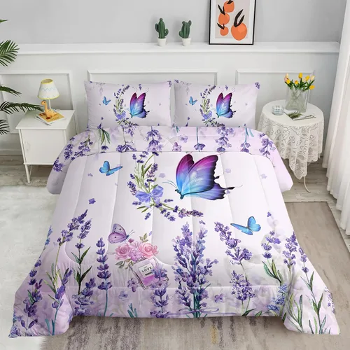 Miniatura 37 de Axolotl Juego de edredón de tigre individual para niños, juego de ropa de cama de animales salvajes para hombres, juego de edredón de mandala