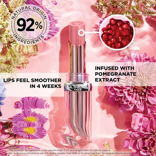 Miniatura 3 de L'Oreal Paris Glow Paradise - Bálsamo hidratante para pintalabios con extracto de granada, Beige Eden, 0.1 Oz 180 Edén Beige