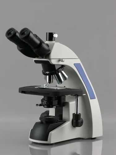 Miniatura 4 de AmScope - Microscopio compuesto de laboratorio infinito 40X-1000X con pantalla táctil LCD - T720Q-TP