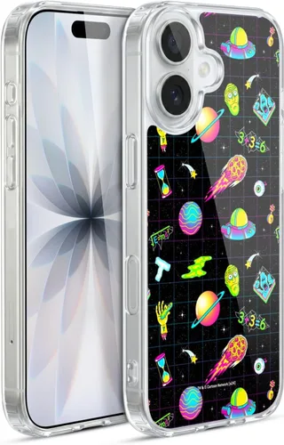 Miniatura 102 de Head Case Designs Funda de gel con licencia oficial de Rick and Morty Aliens Season 3 [protección de grado militar] compatible con Apple iPhone 12