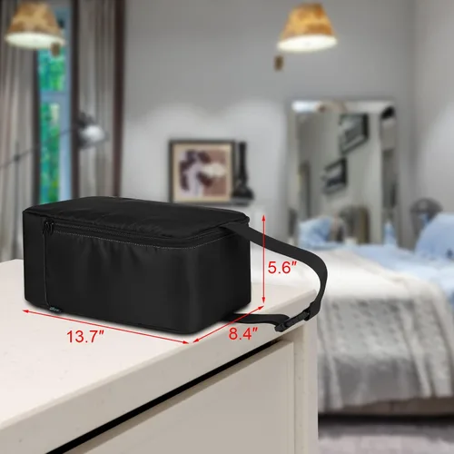 Miniatura 4 de Beautyflier Bolsa de plancha de vapor de viaje para vaporizador de ropa de mano Conair, diseño portátil de mano para vaporizador de transporte, Negro