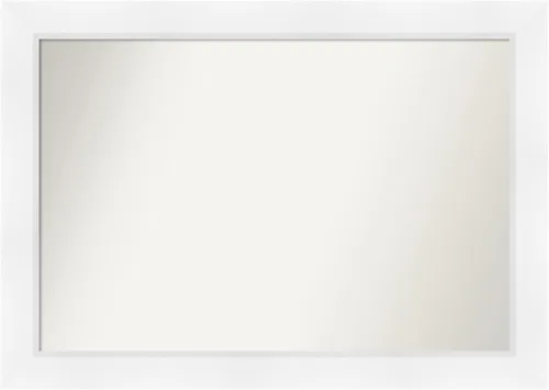 Miniatura 49 de Amanti Art Espejo de pared blanco de 30 x 42 pulgadas, espejo de baño rectangular blanco para decoración de pared de sala de estar, marco Parlor